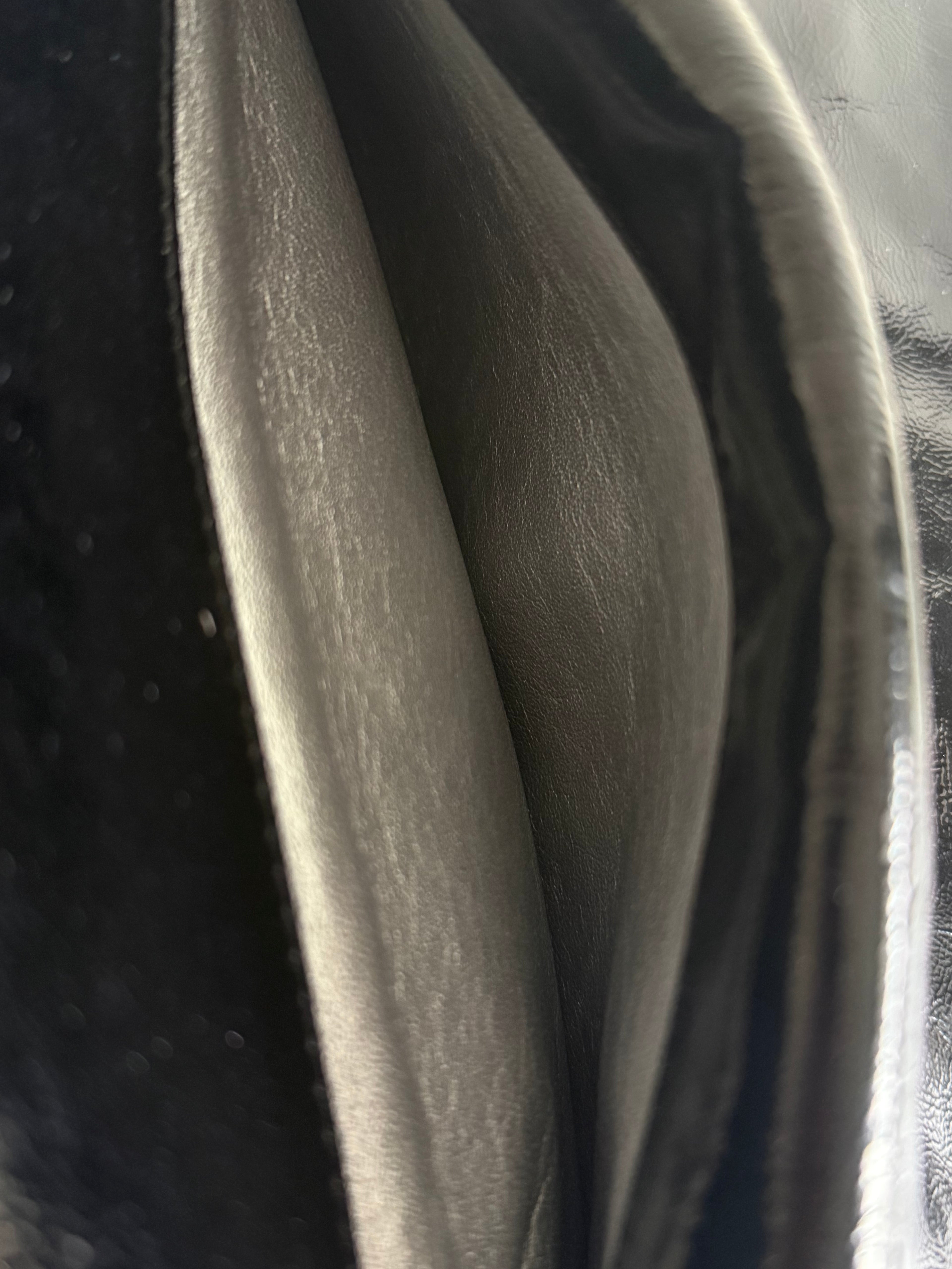 Chanel Luxe Ligne Black Patent Leather Shoulder Bags