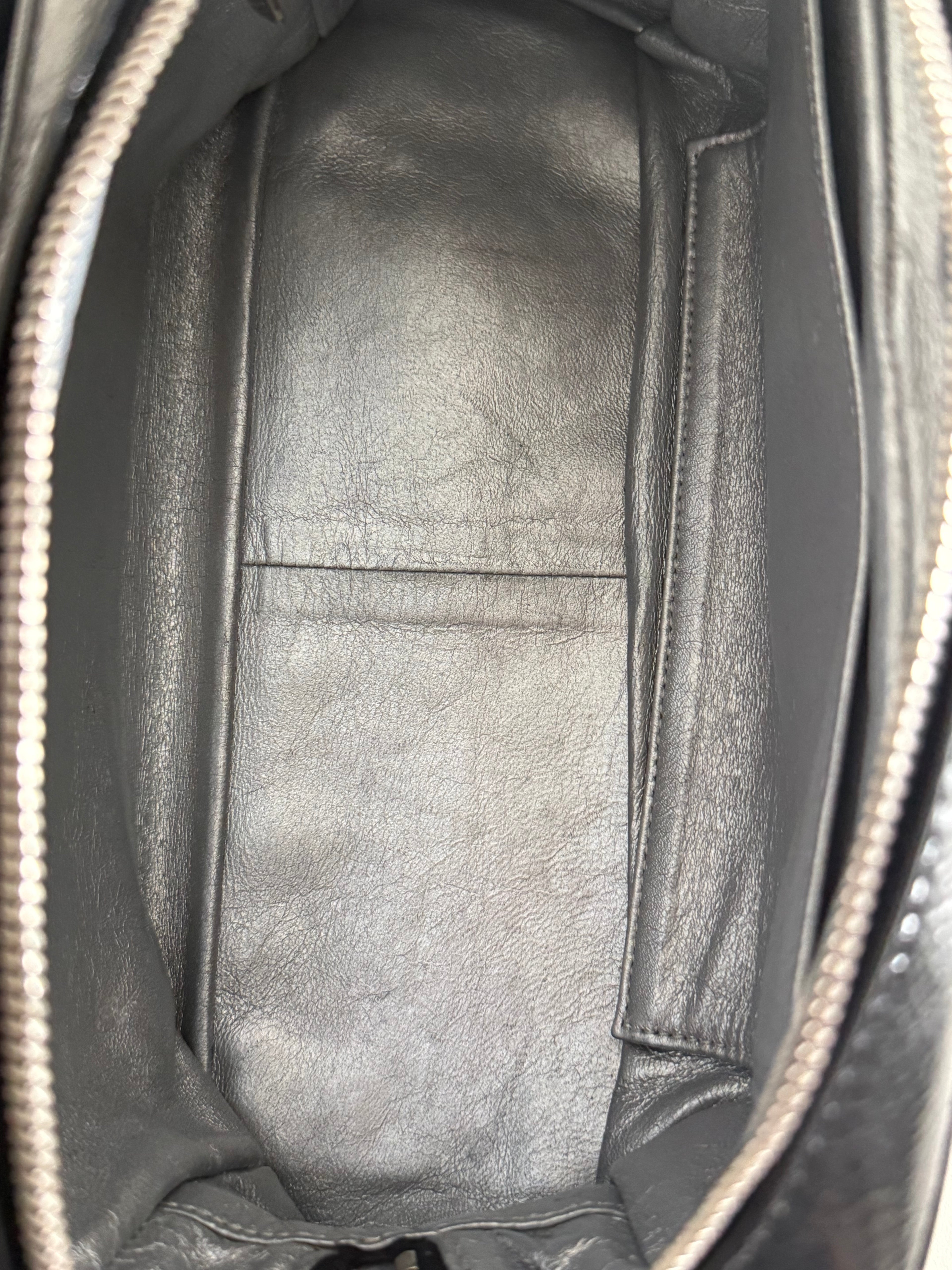 Chanel Luxe Ligne Black Patent Leather Shoulder Bags