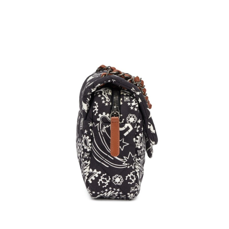 Chanel Paris-Dallas Bandana Flap Bag Quilted Canvas Medium