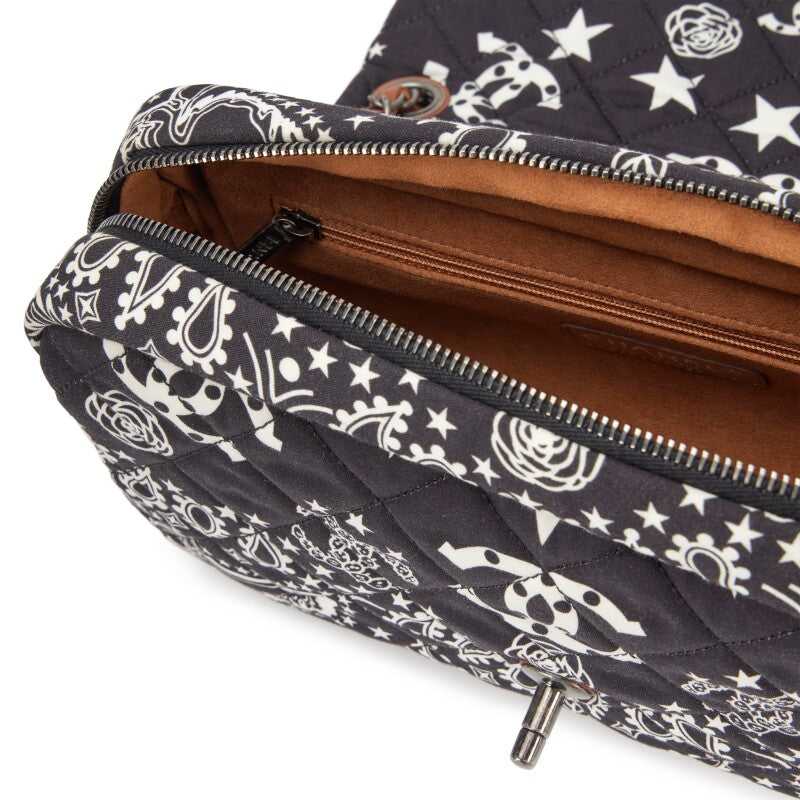 Chanel Paris-Dallas Bandana Flap Bag Quilted Canvas Medium