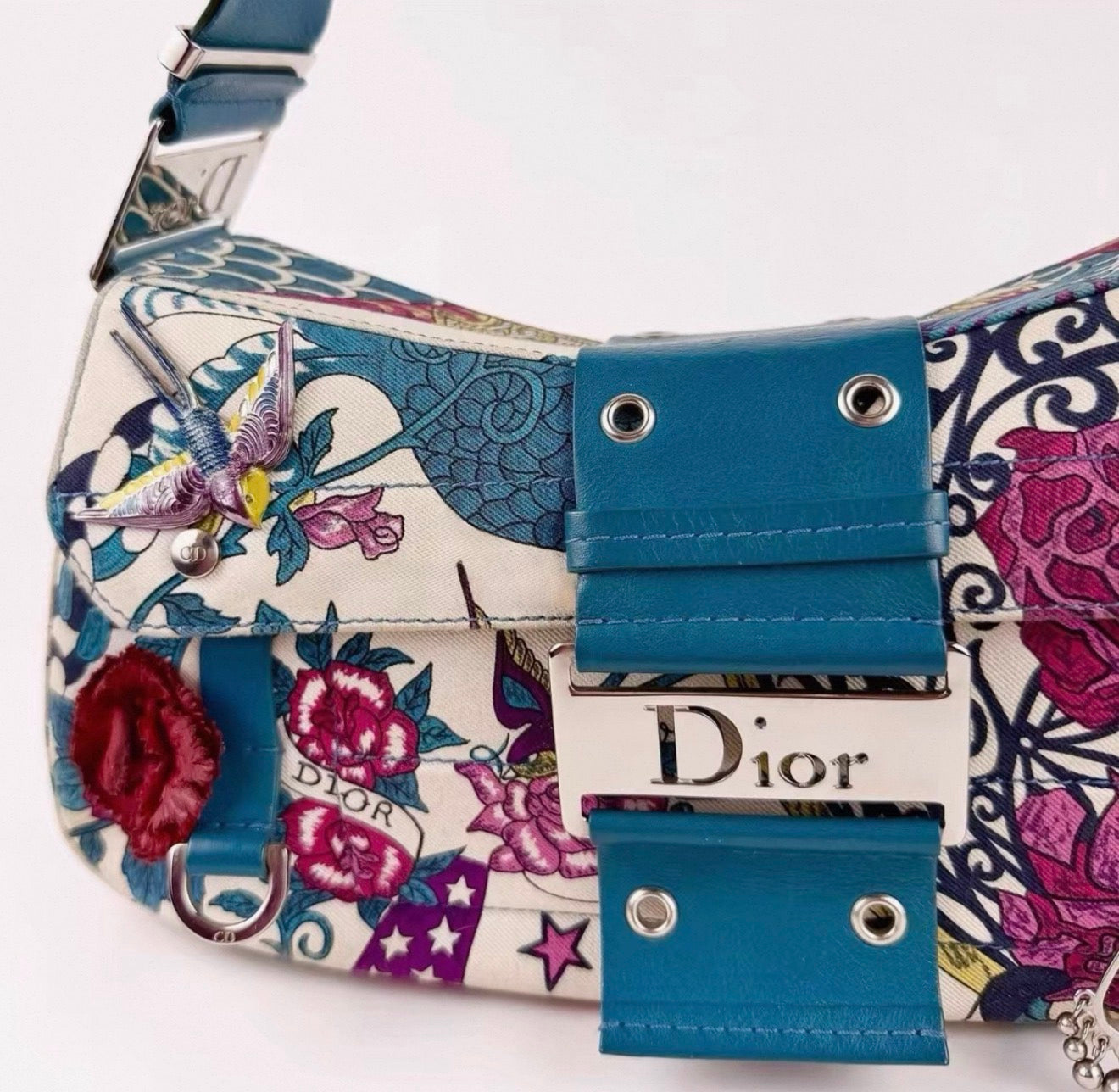 RARE Christian Dior 2004 Limited Edition Dior LovesJohn Columbus Street Chic Bag