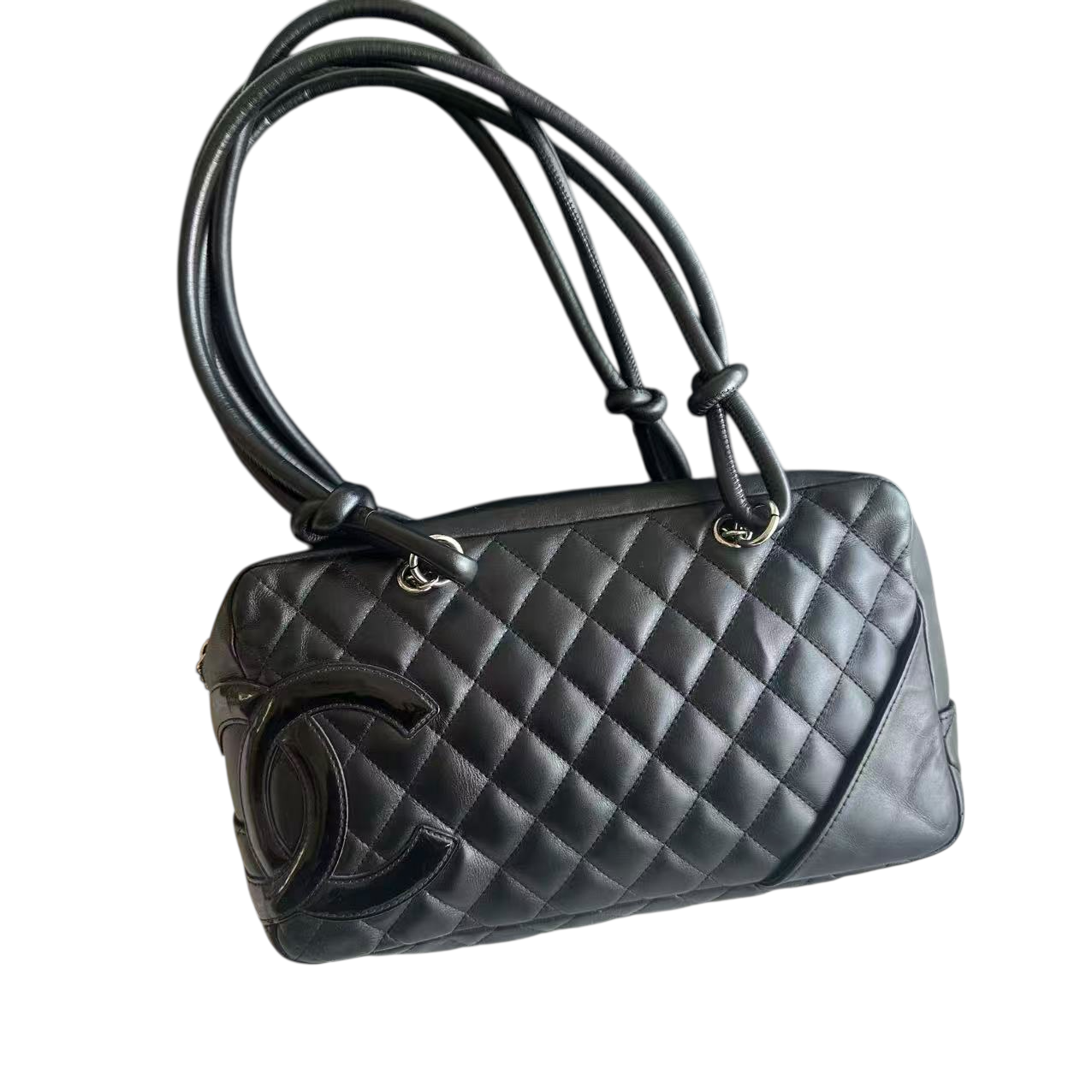 Chanel Quilted Leather Cambon Bowler Bag
