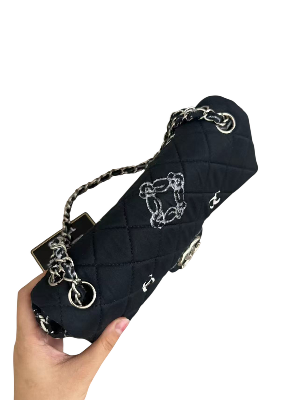 Chanel Bandana Flap Bag Quilted Canvas Medium