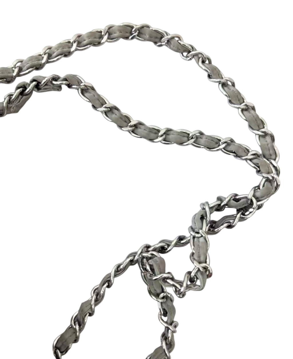 Chanel Grey Lapin Fur Shoulder Bag