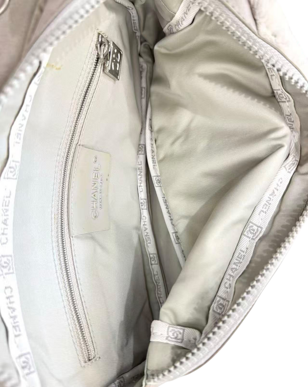 Chanel Grey Lapin Fur Shoulder Bag