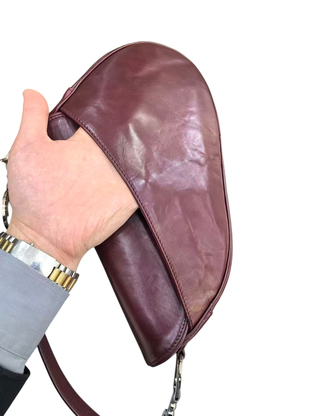 Dior Hardcore Piercing Saddle Bag