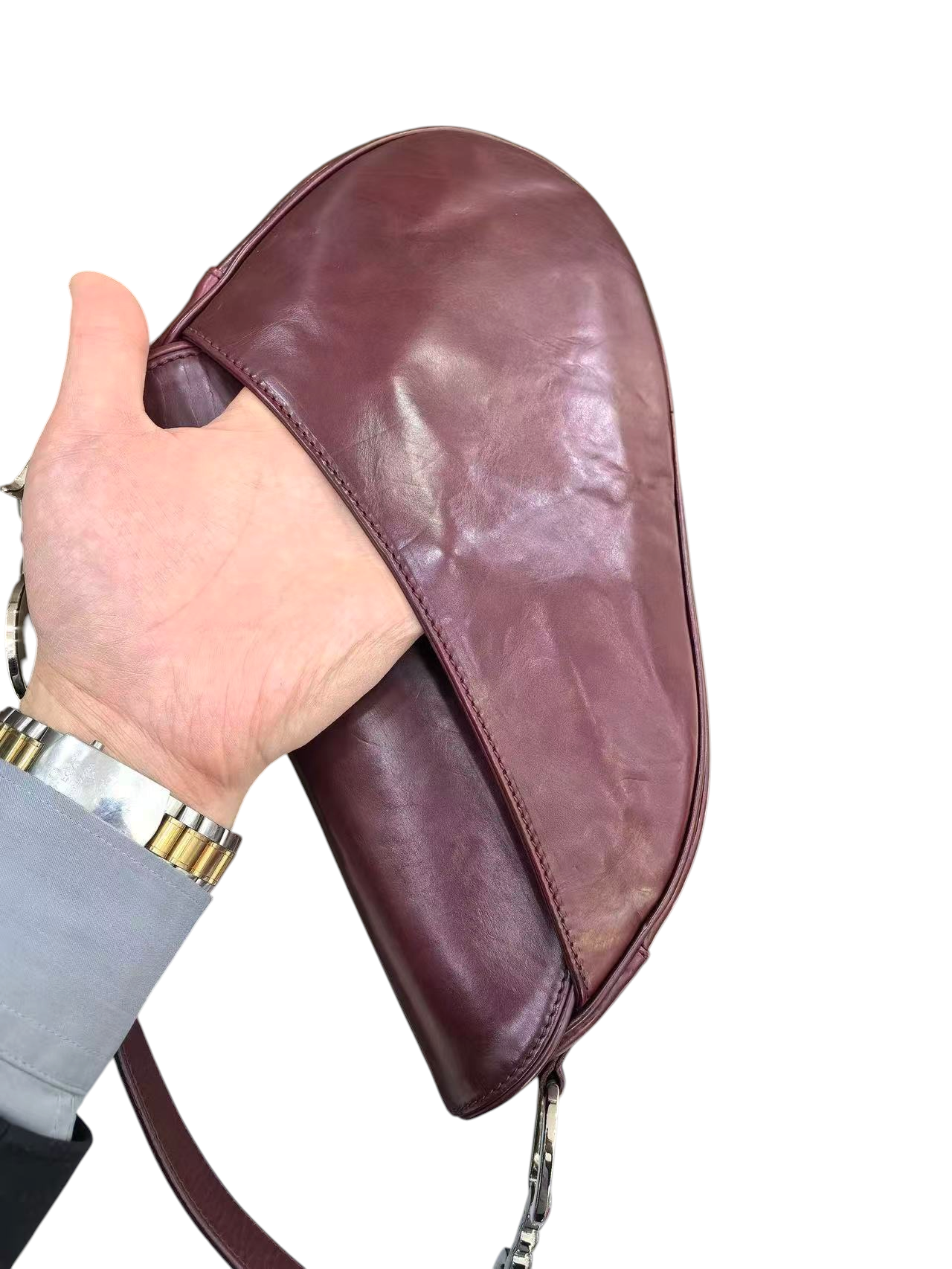 Dior Hardcore Piercing Saddle Bag